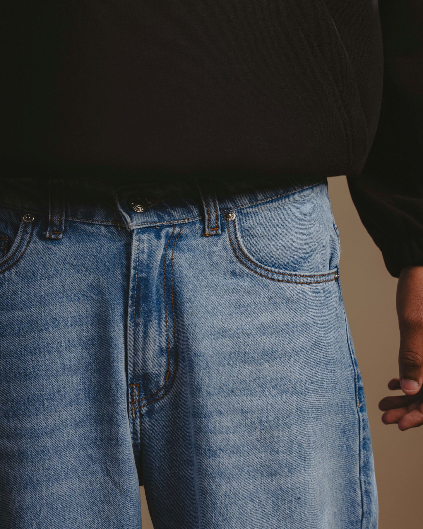 Unisex Bootcut jeans light blue