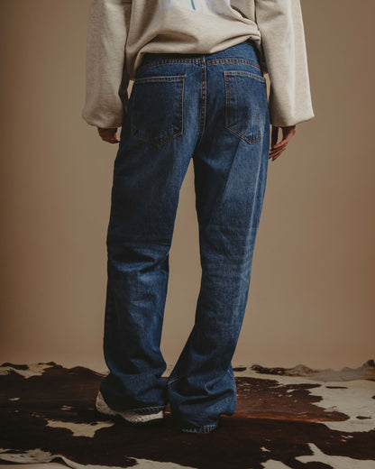 Bootcut jeans bark blue