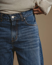 Unisex Baggy jeans dark blue