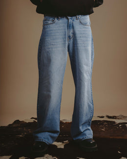 Unisex Bootcut jeans light blue