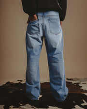 Unisex Bootcut jeans light blue