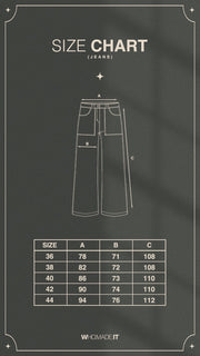 Unisex Bootcut jeans light blue